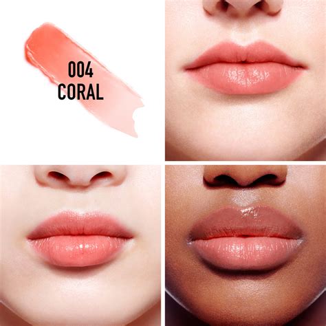 dior addict lip glow lip balm coral|Dior lip gloss color chart.